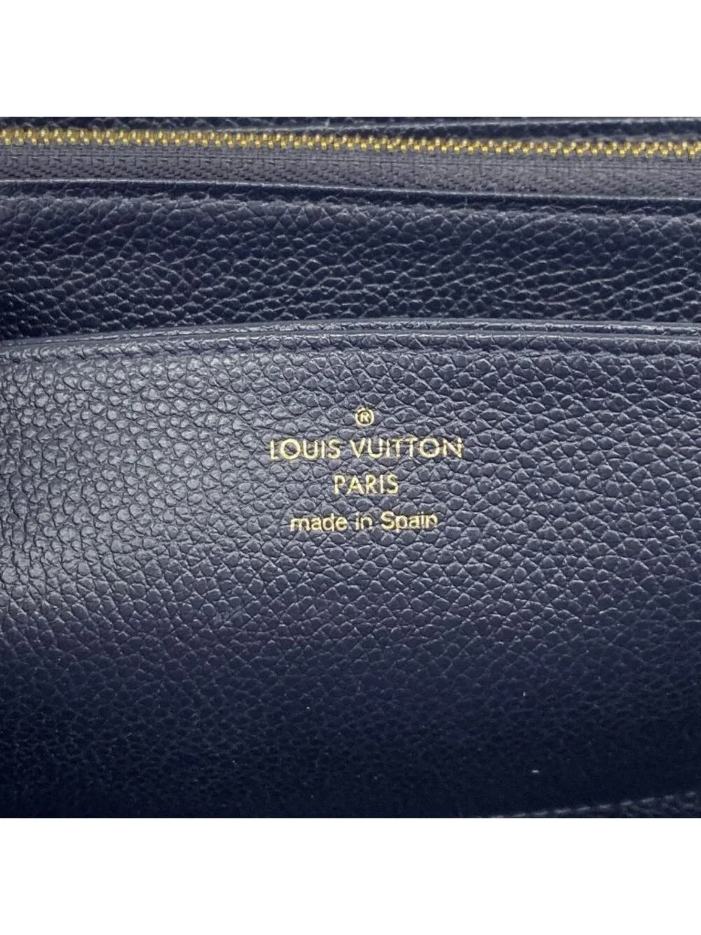 Louis Vuitton Wallet Monogram Empreinte Zippy Marine Rouge